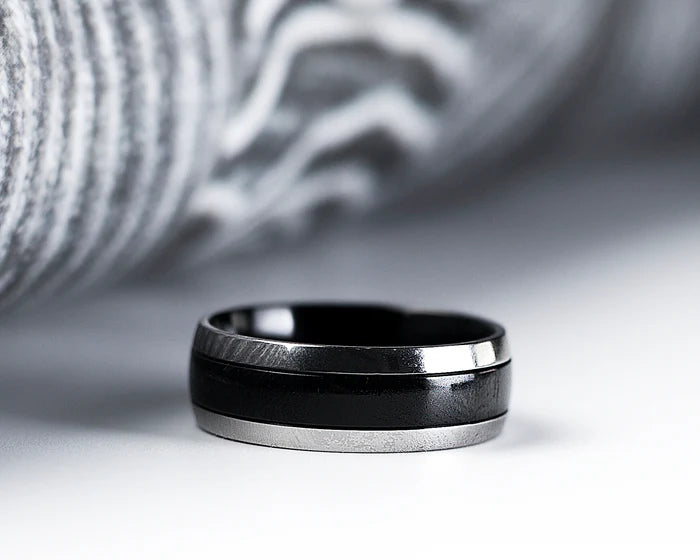 Lance Titanium Wedding Band